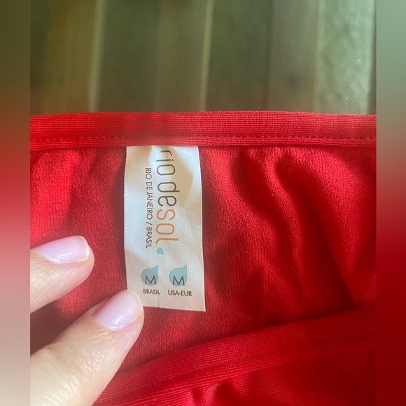 Rio de Sol red brazilian bikini - Picture 3 of 7